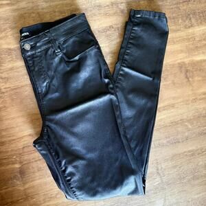 Fashion Nova Size 9 Skinny Faux Leather Pants - Biker Moto Grunge Punk